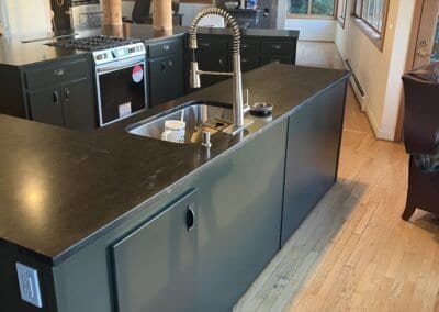 Custom kitchen remodel with wood cabinets - Dirr Woodcraft Orcas Island
