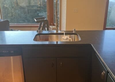 Complete custom kitchen build from scratch - Dirr Woodcraft kitchen remodel Orcas Island