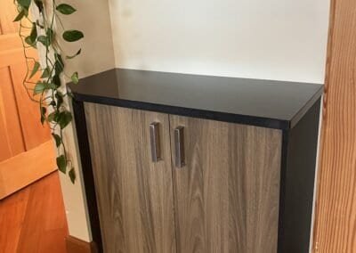 Modern kitchen renovation with wood finishes - Dirr Woodcraft Orcas Island